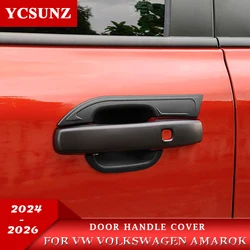 ABS Door Handle Cover Protector For VW Volkswagen Amarok 2024 2025 2026 Double Cabin Car Accessories