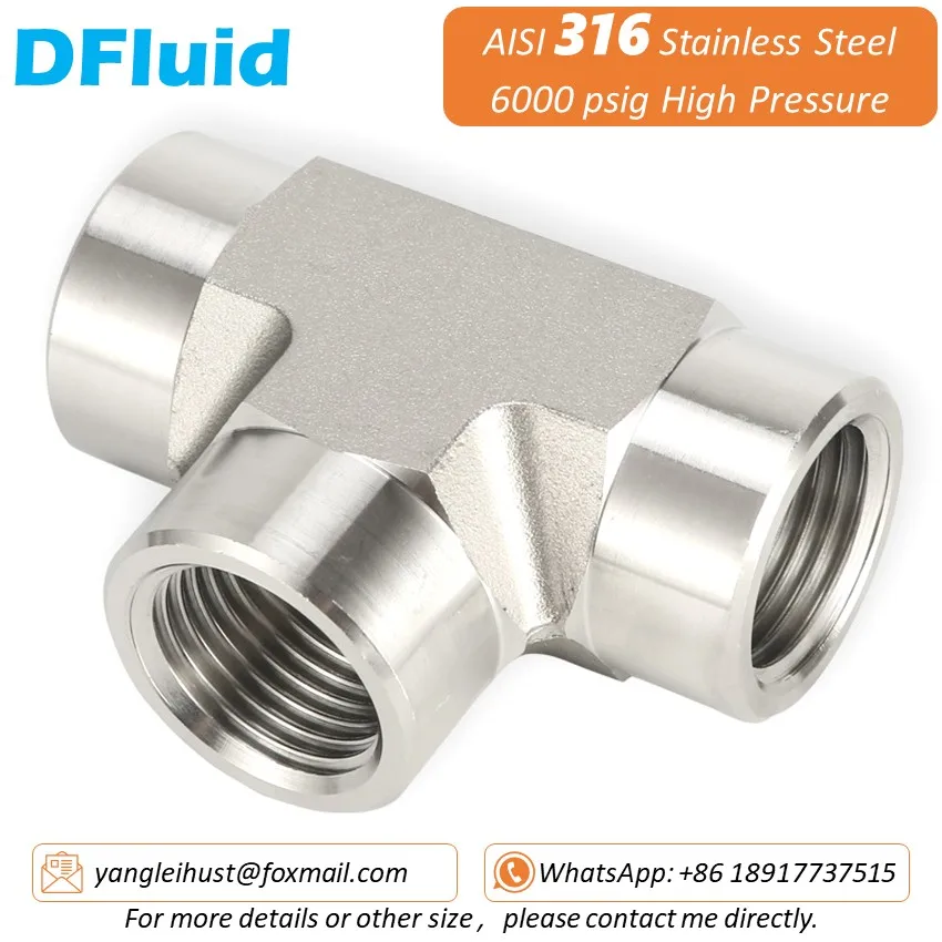 conector-te-femea-sus-316-npt-bsp-bspt-1-8-1-4-3-8-1-2-3-4-de-3-vias-alta-pressao-6000psig-40mpa-conexao-de-tubo-em-aco-inoxidavel