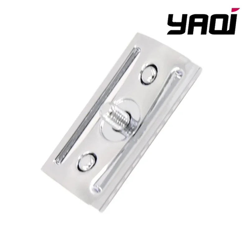 Stainless Steel Razor YAQI Chrome Color Scalloped Bar Double Edge Mens Safety Razor Head Without Logo Men Shaving Products