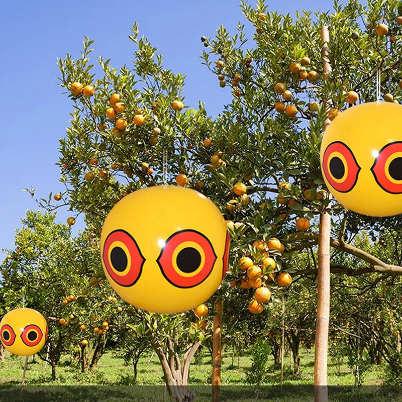 Anti Bird Inflatable Repeller Scare Eye Balloons Visual Deterrent Farm Protector