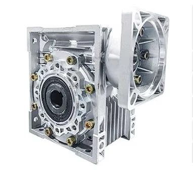 NMRV063 Furo de entrada do redutor de minhoca 19mm Relação de engrenagem 5:1 - 100 :1 para servo motor de 110mm