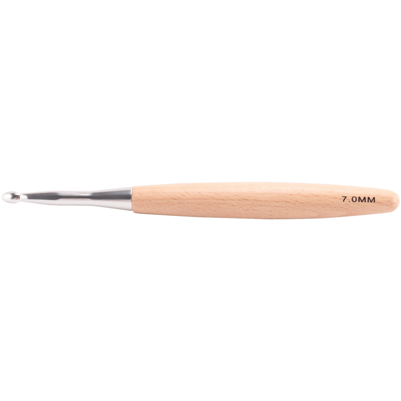 

Y15ABig Crochet Hooks Set with Beech Wood Handle, Crochet Hooks for Chunky Yarn, Size 7mm 8mm 9mm 10mm 12mm
