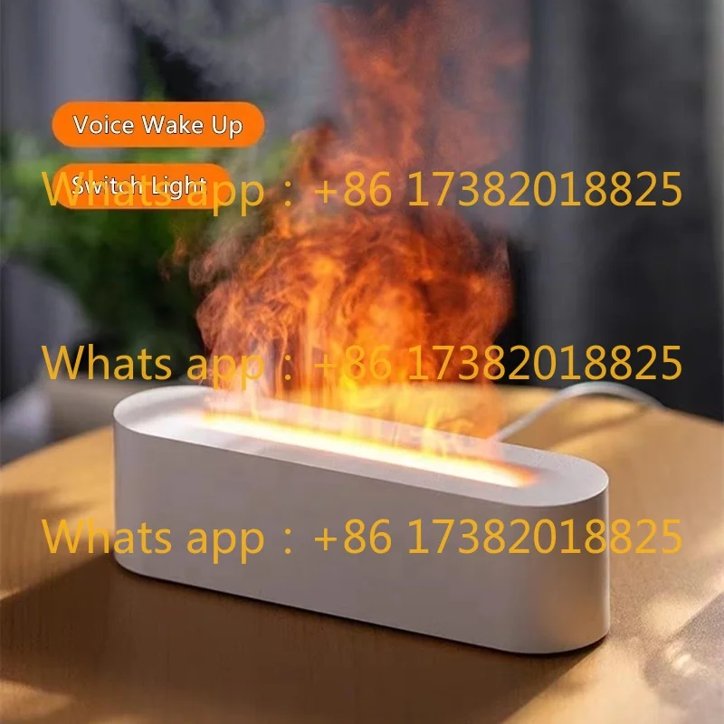 New Voice Control Ultrasonic Cool Mist Machine Essential Oil Aromatherapy Diffuser USB Home Desktop Atomizer Air Humidifier