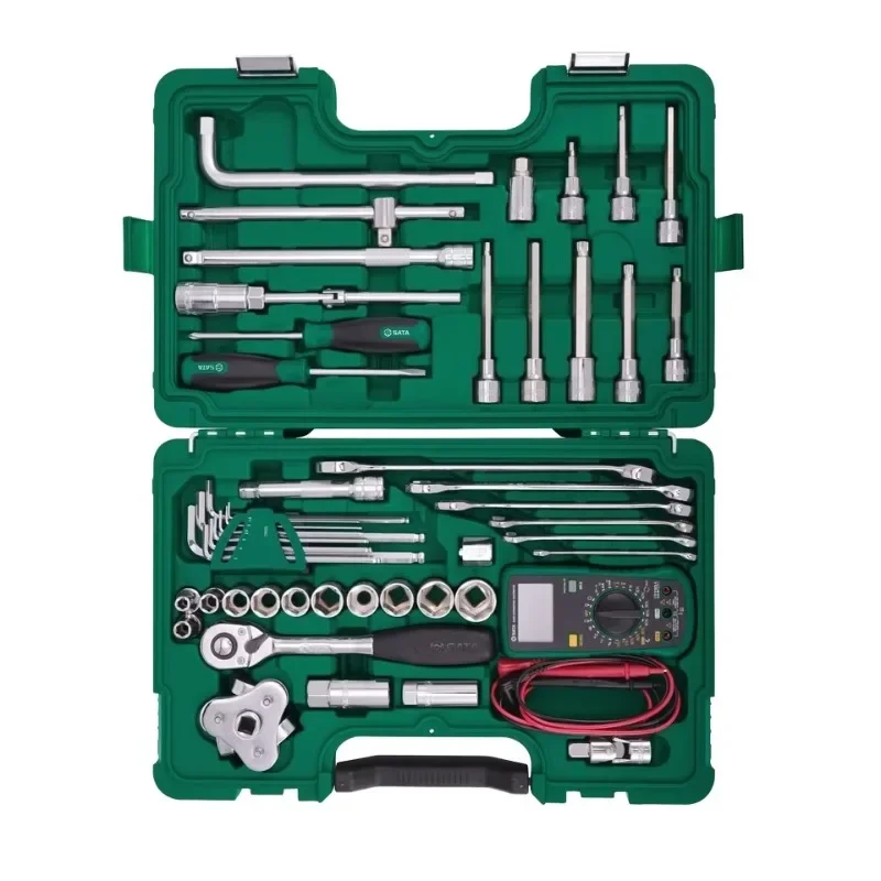 

USA APEX 50Pc. Automotive Tool Set Professional Car Maintenance Includes Multimeter