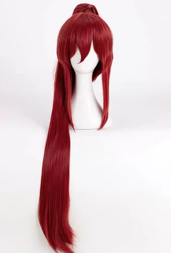 Anime Fairy Tail Erza Scarlet Wig Cosplay Synthetic Wigs