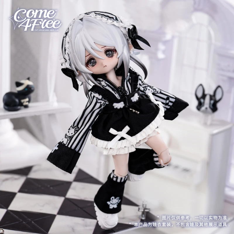 Come4free 보니 드레스 페니 옷 12 포인트 Bjd 인형 절묘한 귀여운 아기 옷 (옷만) 할로윈 크리스마스 선물