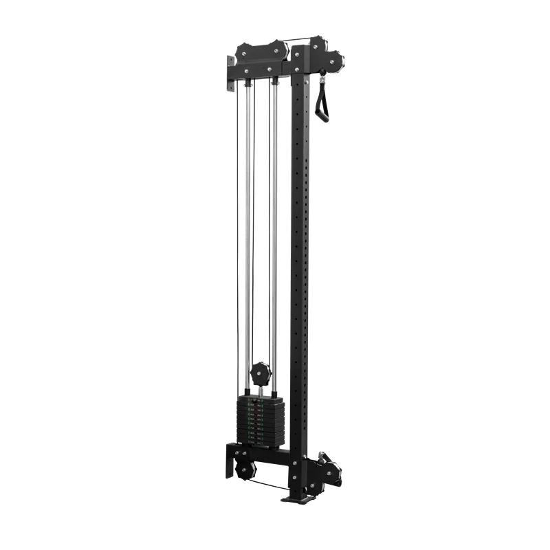 Commercial Adjustable Power Gym Equipment Smith Machine Squat Rack With Lat Pull Down and Cables