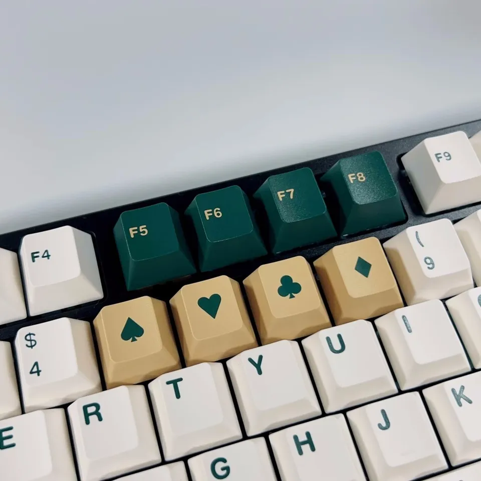 163 Keys/set Daye GMK British Racing Green Keycaps ABS Double Shot