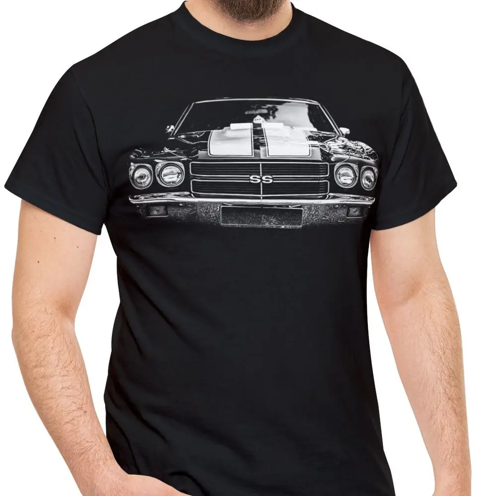 Muscle Car 1970's T-Shirt Men's T Shirt For Men Clothing Women Short Sleeve Tees Vintage High Quality 100%Cotton