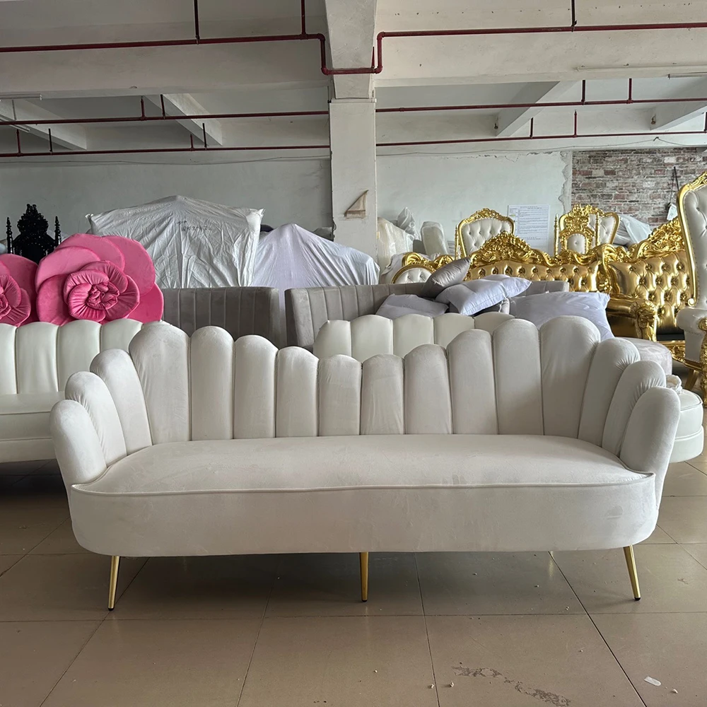 Nordic Style White Furniture Sofa Chairs Fit For 2 or 3 seater sofa chair