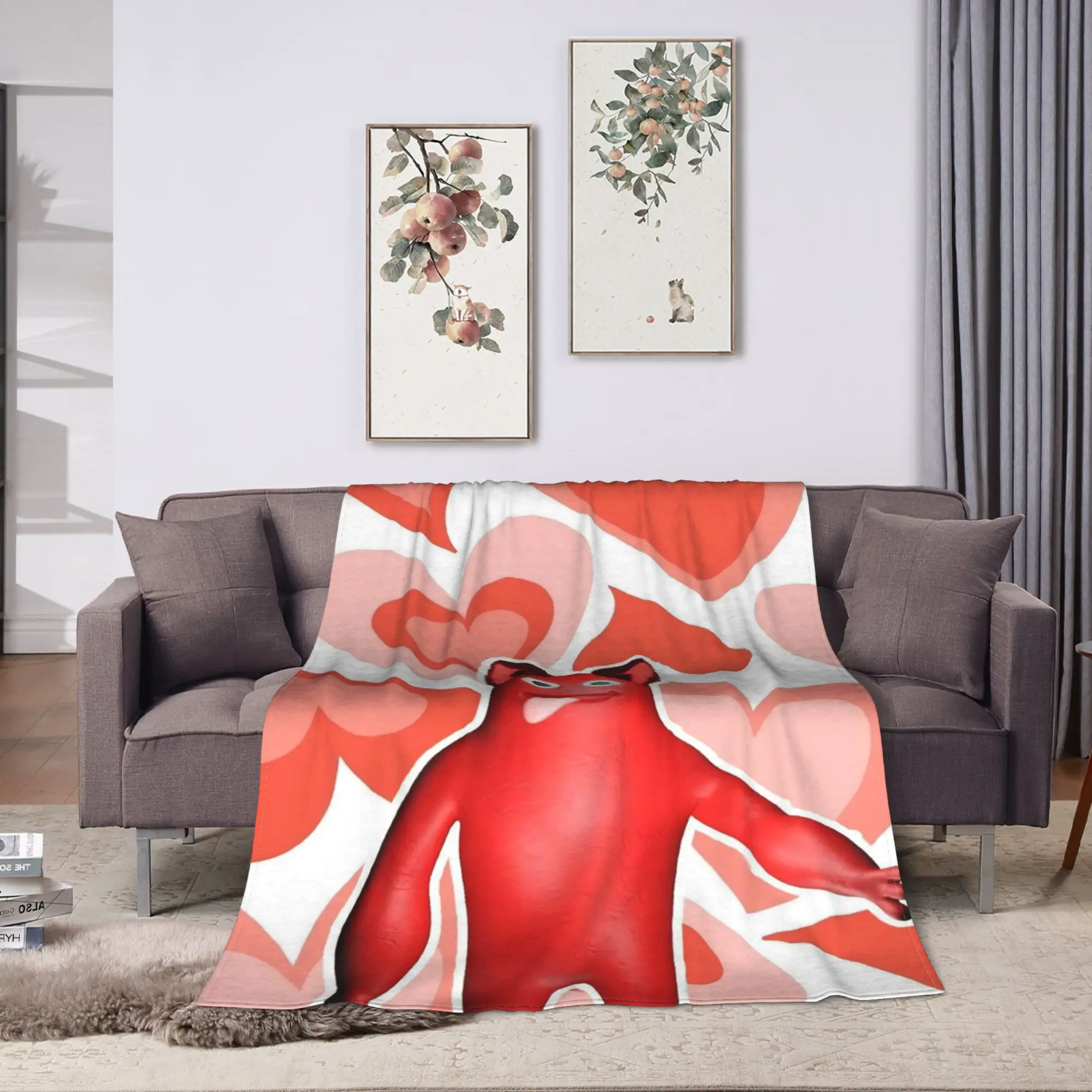Gartens Banbans Horror Game Blankets  Flannel Throw Blankets Bed Sofa Decoration Soft Warm Bedspread