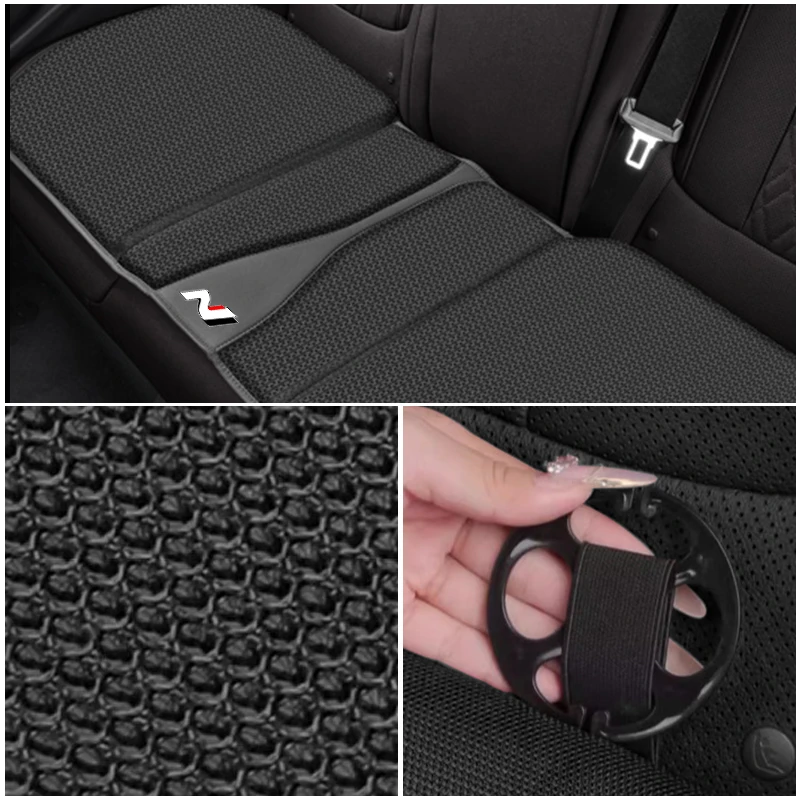 Car Seat Cushion Cover Breathable Ice Silk Soft Mats Accessories For Hyundai N Line Performance Santa Fe MX5 I20 IX35 I30 Creta view 5