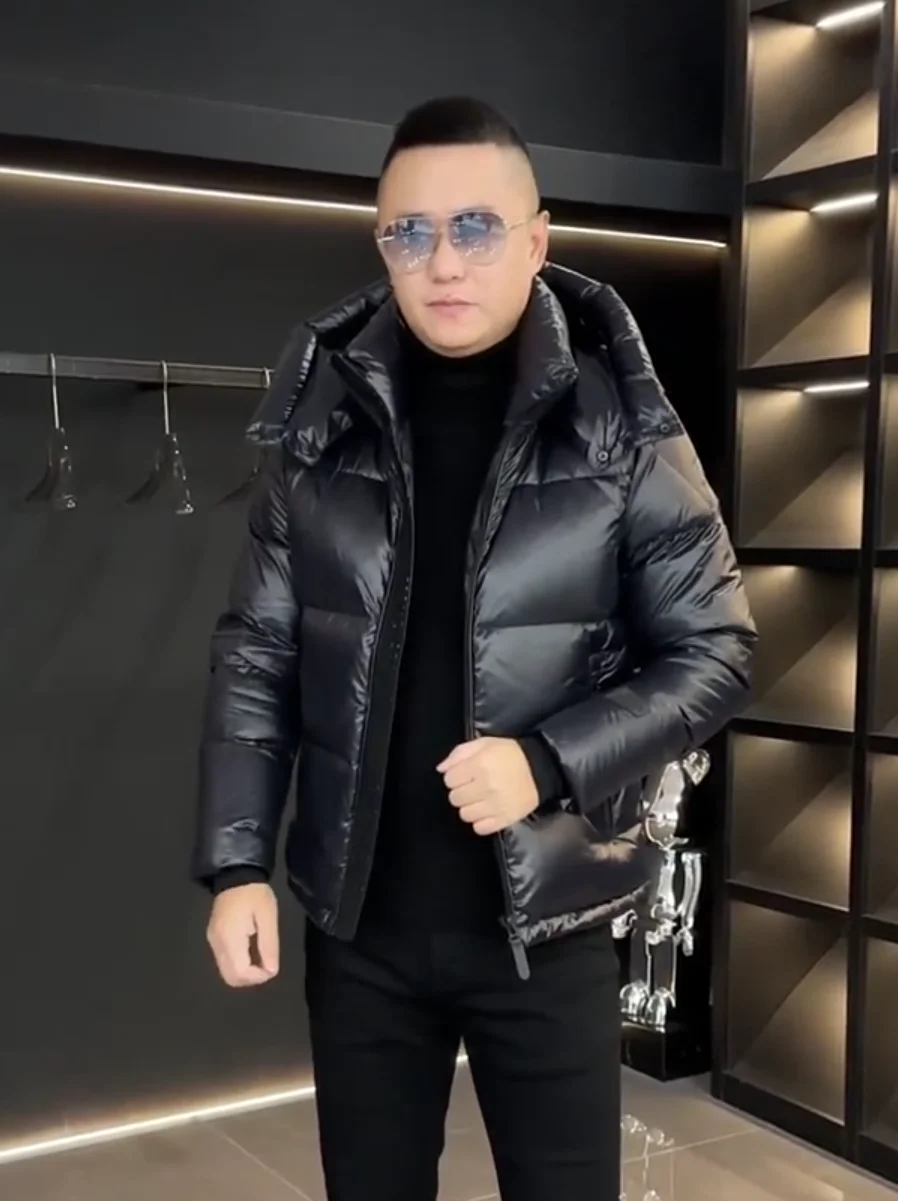 

Faionable Casual Hooded down Jaet X8 New Autumn Winter High-End Sle Couple Sle Urban Busin Antimicrobial