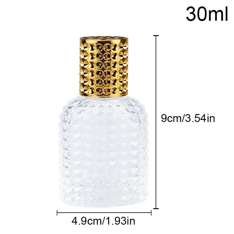 30ml High-grade Glass New Style Pineapple Portable Glass Perfume Bottle With Spray Empty With Atomizer Refillable Bottles image 5