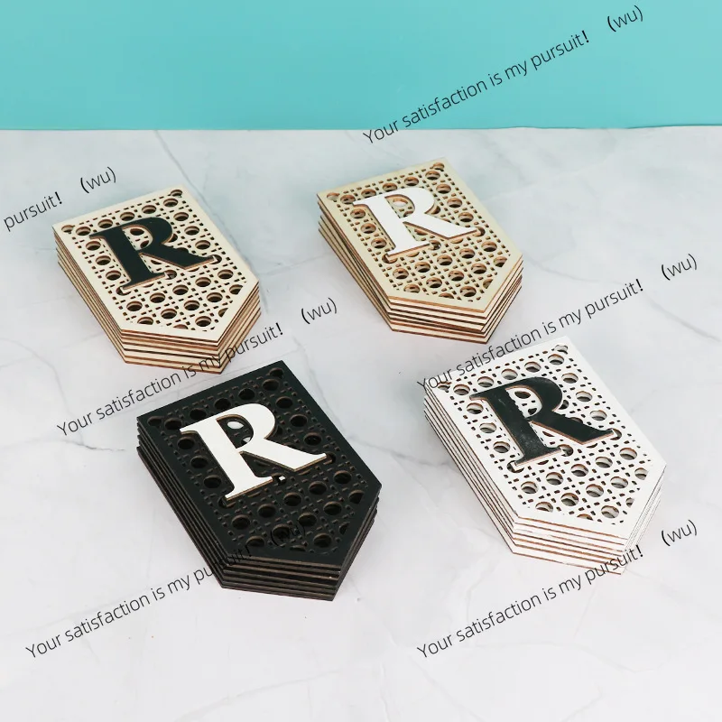 Hanging wooden listing, wall decoration pendant, home decoration wooden handicraft letter listing