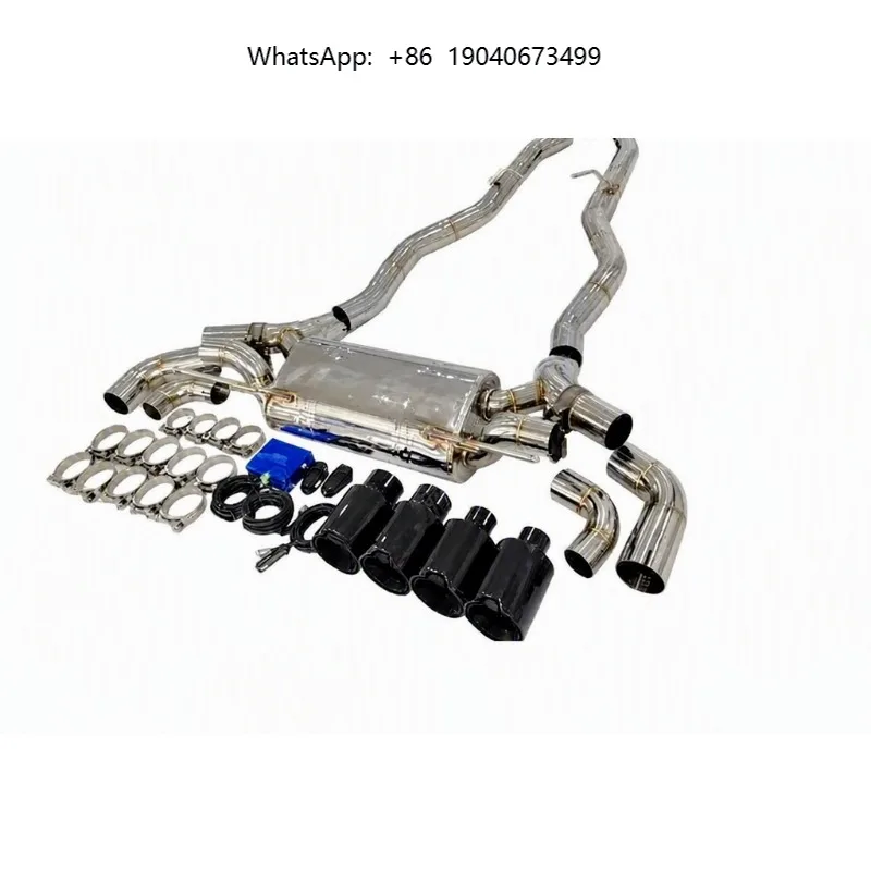 Mirror Polished Thick Stainless Steel Racing Exhaust System Pipe cxl