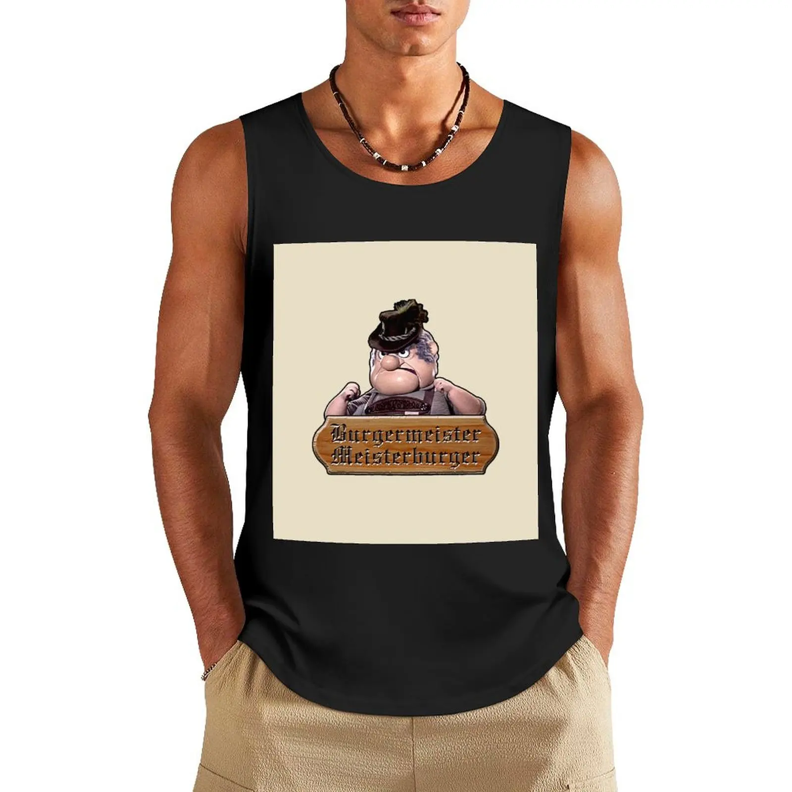 

Burgermeister Meisterburger Tank Top Sleeveless top mens clothing summer clothes man 2025 tops