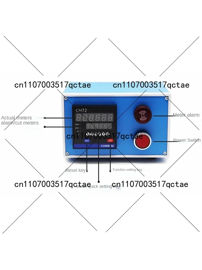 Electronic Digital Length Counter Meter with Encoder Alarm Measurement Roller Display Tool for Precision Measurement