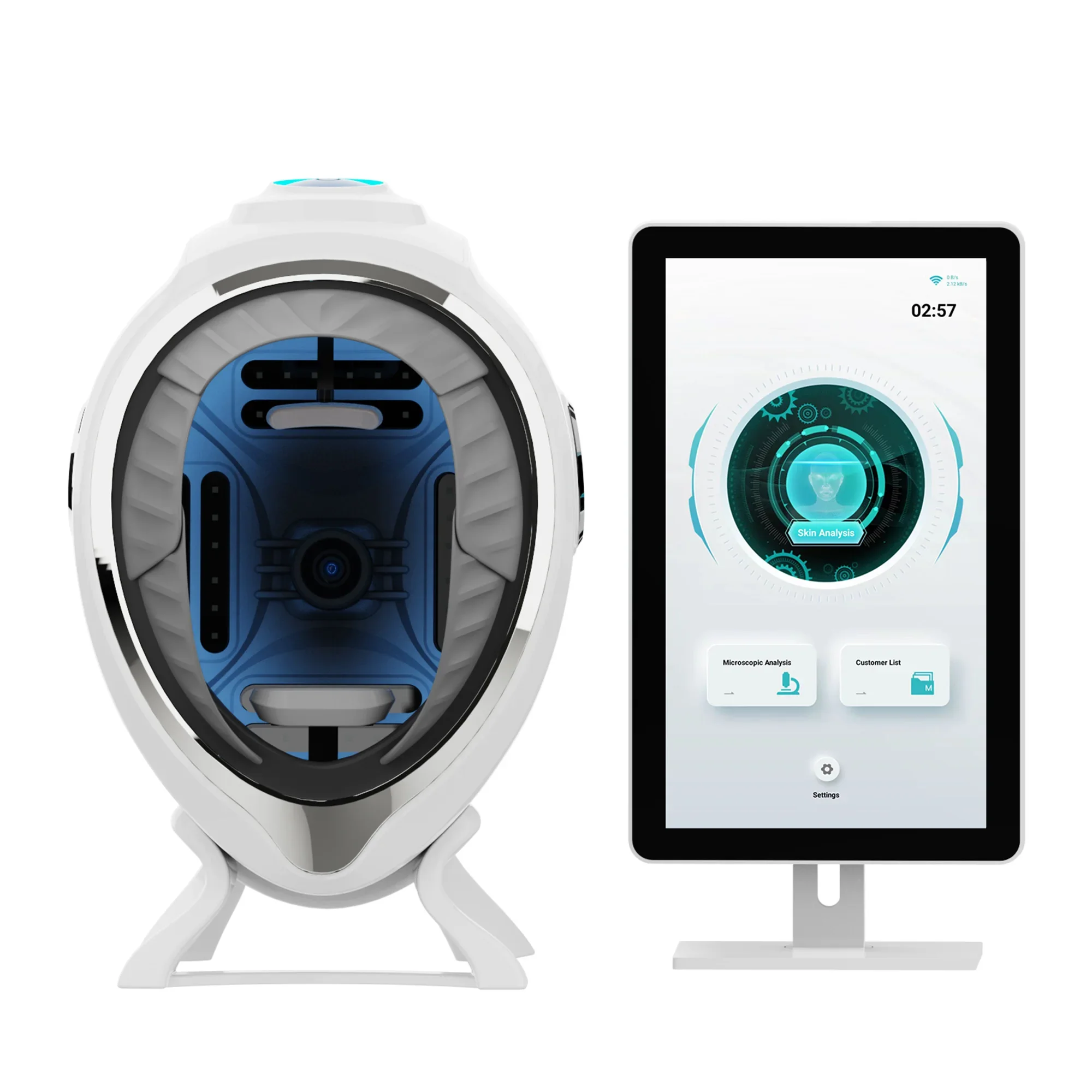 محلل الجلد الطيفي ثلاثي الأبعاد AI10 2025 أحدث محلل الوجه المحمول الاحترافي مع خطة العلاج لصالون التجميل والاستخدام المنزلي #2