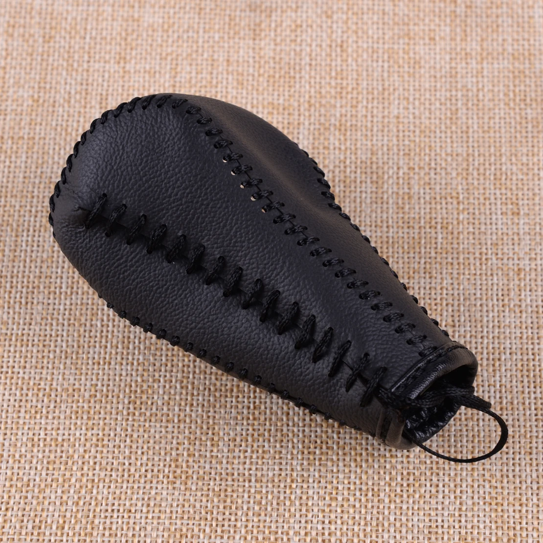 Car Black PU Hand-stitched Gear Shift Knob Cover Trim Stick Fit for Honda CRV CR-V 2007 2008 2009 2010 2011 Accessories