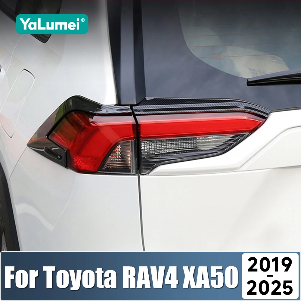 Für Toyota RAV4 XA50 2019 2020 2021 2022 2023 2024 2025 Hybrid Auto Hinten Scheinwerfer Rücklicht Lampe Dekoration Abdeckung zubehör