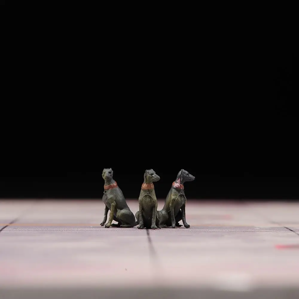 1/64 Piękny Łowca Miniaturowa Scena Marionetka Figurka Ozdoba Model Samochodu Diorama