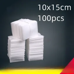 10x15cm 100szt Piankowe torby bąbelkowe dla małych firm Opakowanie Wrap Pack Biały kolor Torby pocztowe Hurtownia