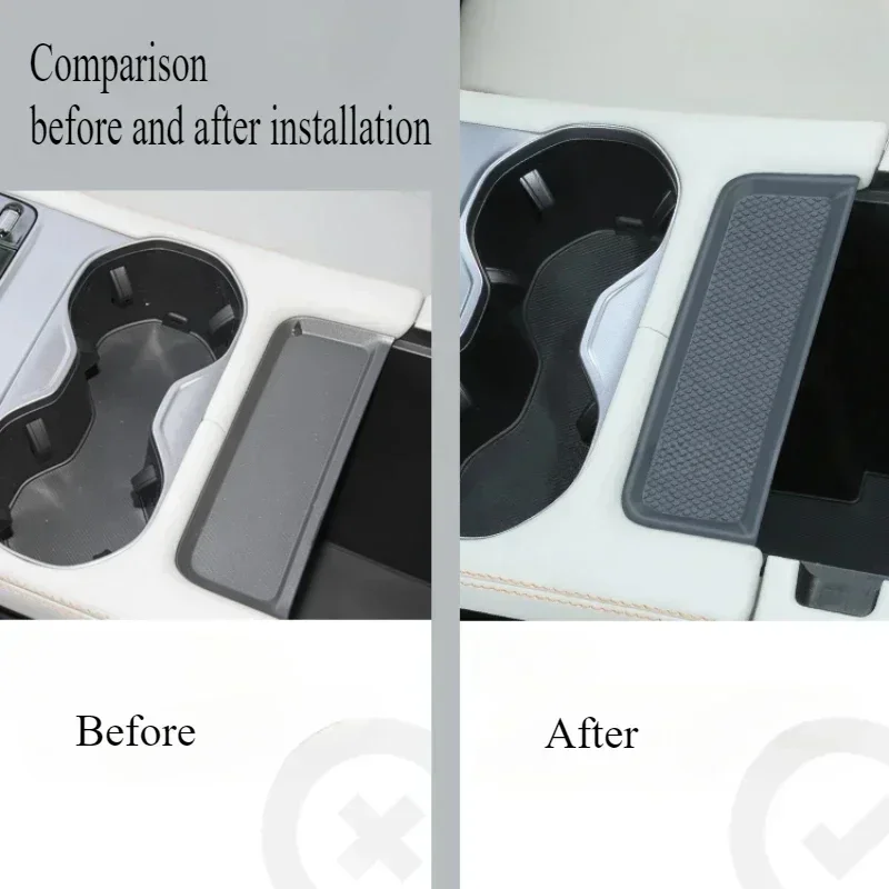 ل BYD ختم U Sealion 6 أغنية زائد DMi/EV 2023 2024 2025 سيارة التحكم المركزي مسند الذراع بطانة حماية من السيليكون سجادة ضد الإنزلاق ملف لوازم السيارات