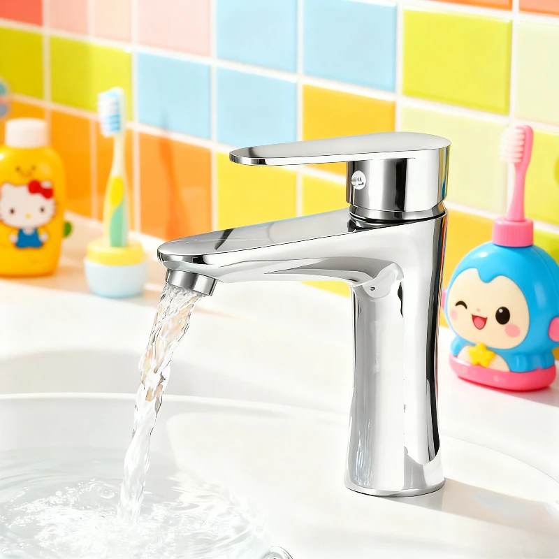 

Медный смеситель с одним отверстием и водопроводной трубой и аксессуарами Смеситель для ванной комнаты Аксессуары для дома Смесители для ванной комнаты Смеситель для раковины Ванна