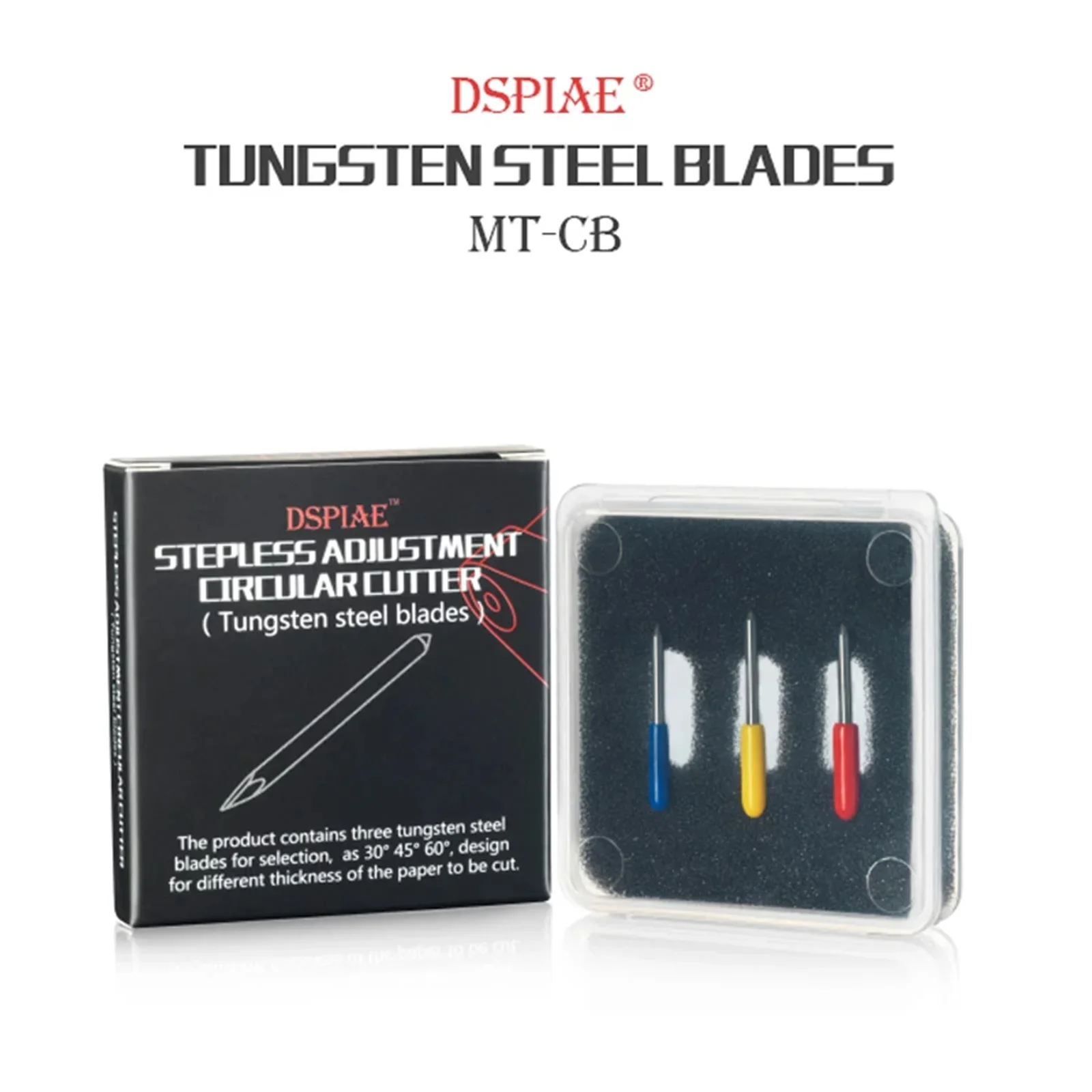 Imagem -02 - Dspiae-mt-cb Stepless Ajuste Cortador Circular Tungsten Steel Blades Model Assembly Tool Hobby Acessório