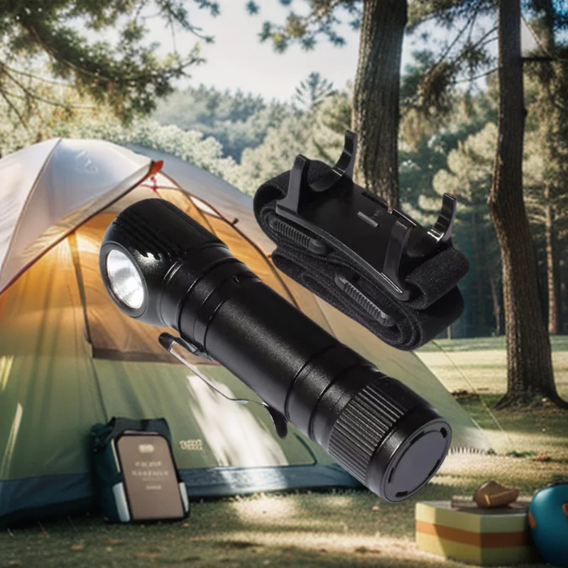 Linterna frontal NATFIRE HS50 recargable 2600mAh faro 1000LM LED USB C recargable luz trasera magnética para campamento de trabajo