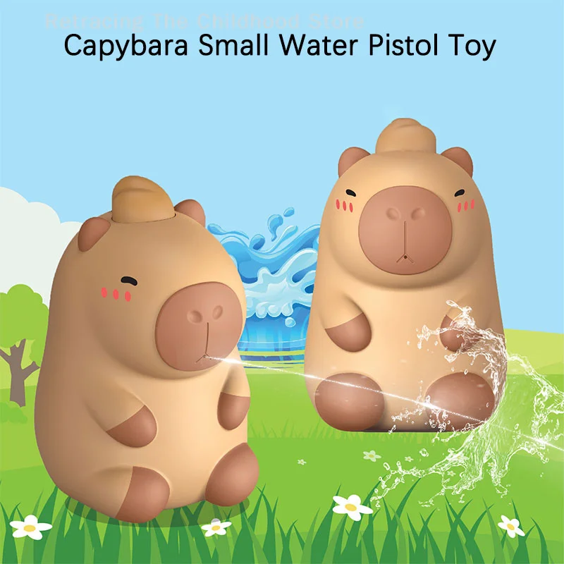 Capybara Wasserpistole Kinder Kawaii Sommer Outdoor Wasser Spritzen Kampfspielzeug Hof Pool Party Strandspiel Spielzeug