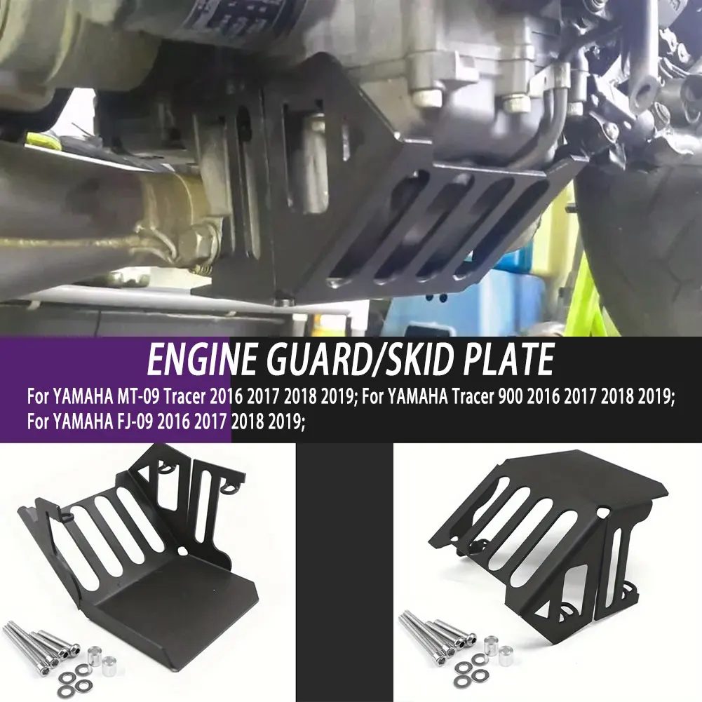 

Motorcycle Parts MT09 Engine Chassis Under Guard Skid Plate Protector Cover For YAMAHA MT-09 Tracer Tracer 900 FJ-09 2016-2019