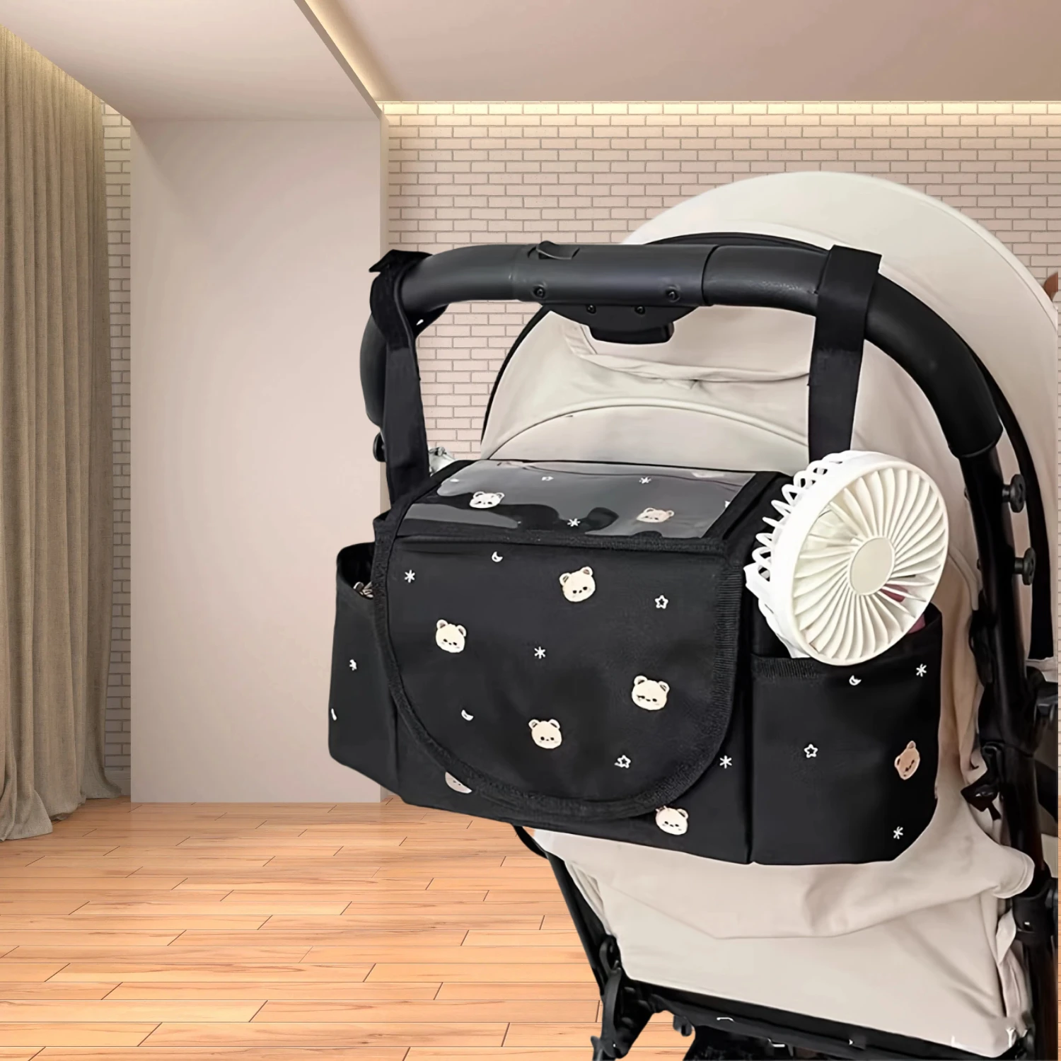 

Large Capacity Baby Stroller Accessories Universal Outdoor Baby Stroller Hanging Bag Storage Bag Walking Tool Storage Bag