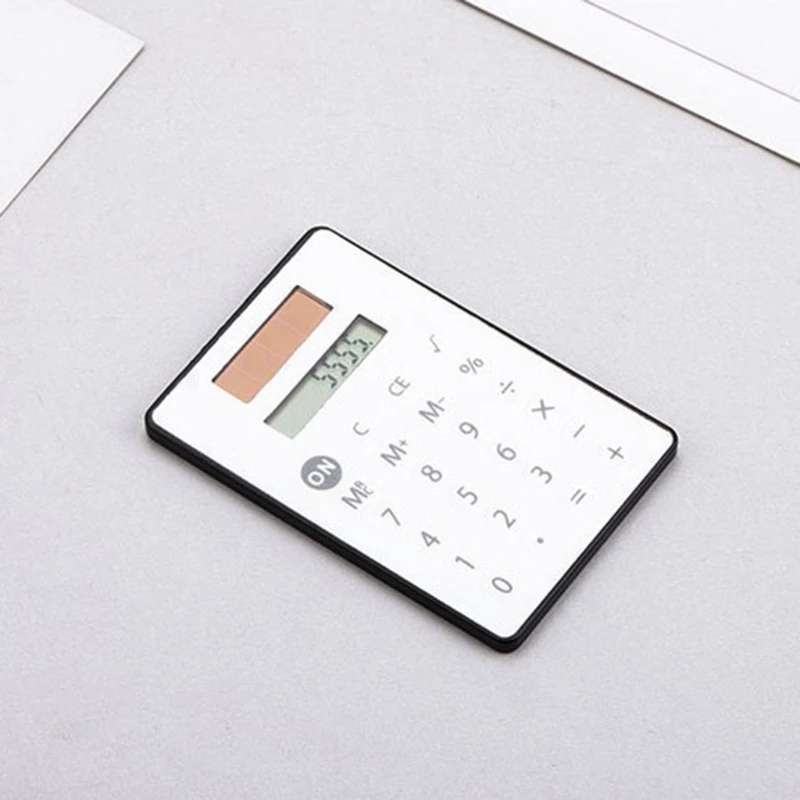 Mini calculadora solar con pantalla 8 dígitos para estudiantes, profesores y presupuestos