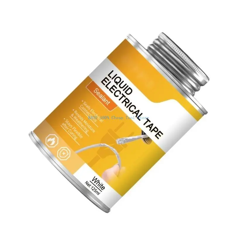 

G6KA High Adhesive Electrical Sealant 125ml Liquid Wire Insulation Coating Waterproof & Durable Electrical Repair Solution