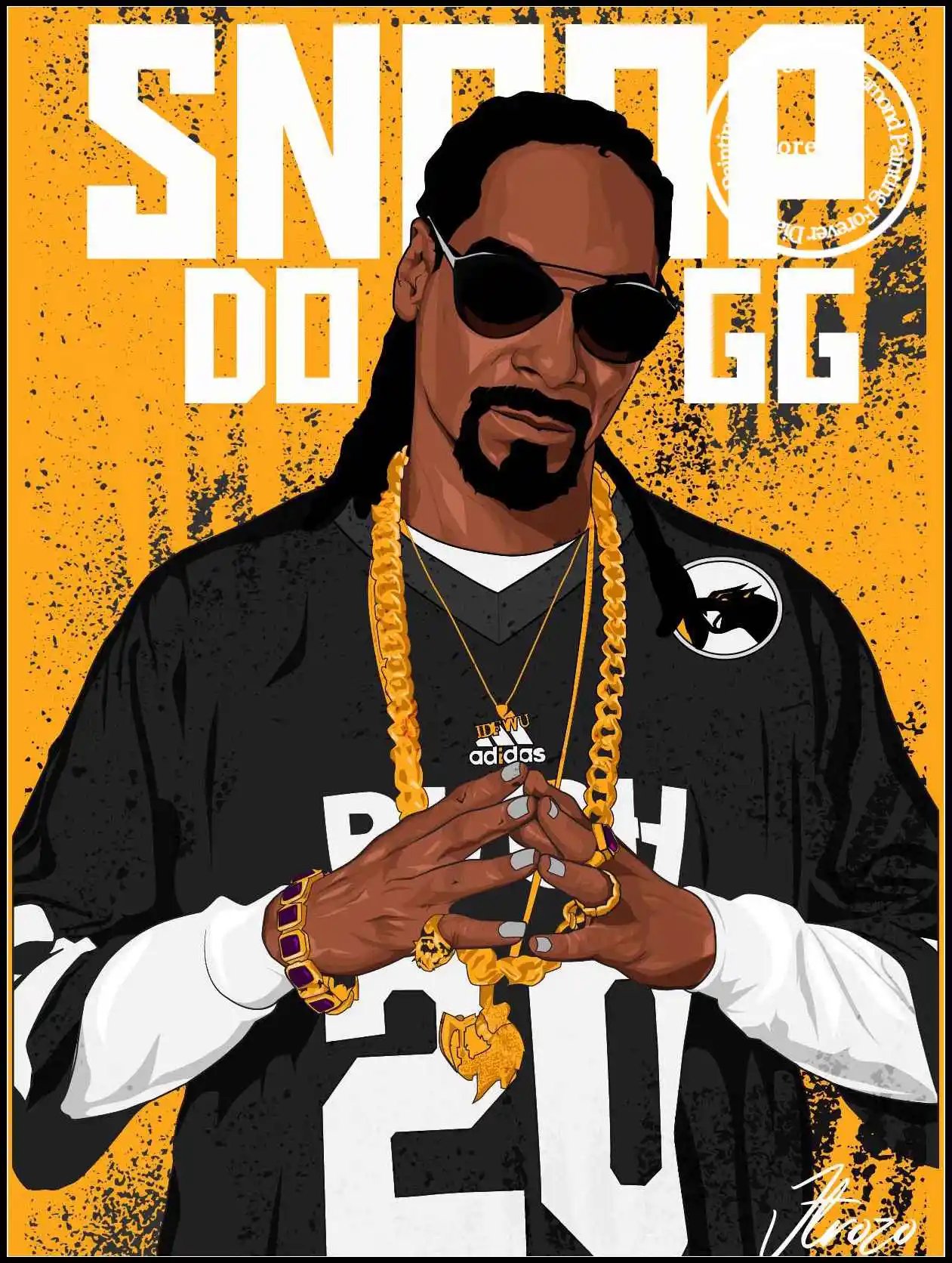 Snoop Dogg Singer Music Star Diamond Painting Gangsta Rap Hip Hop