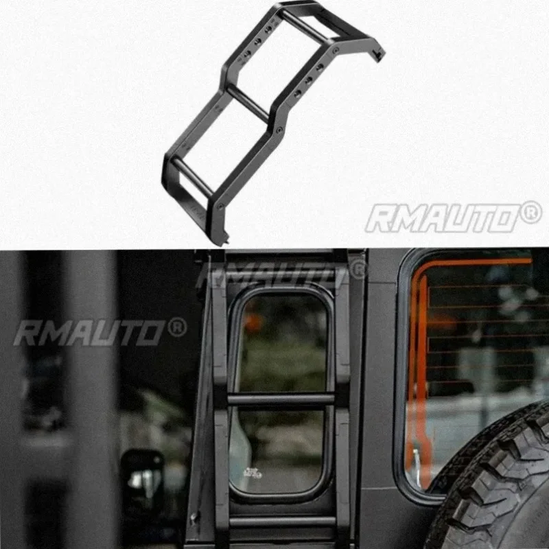Side Ladder Roof Climbing Expansion Luggage Rack Ladder Chin Body Kit For Land Rover Defender 2006-2016 Exterior Accessories