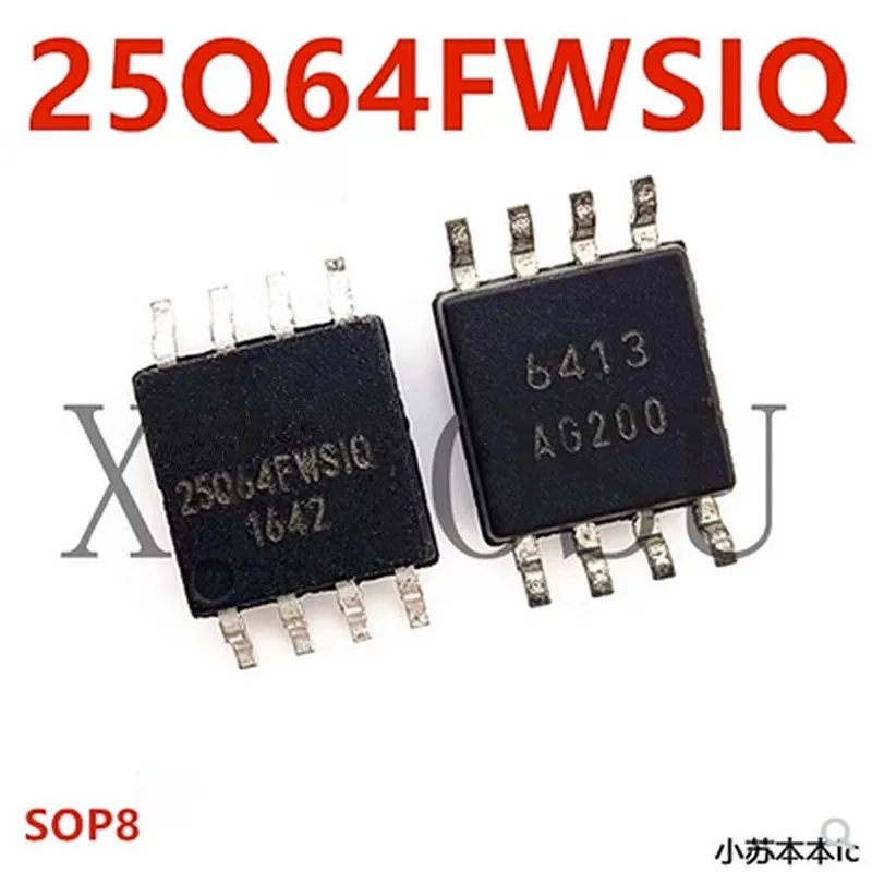 (10pcs)100% New  25Q64FWSIQ 25Q64FVSIQ 25Q32FVSIG 25Q16BVSIG 25Q128FVSQ SOP8 Chipset