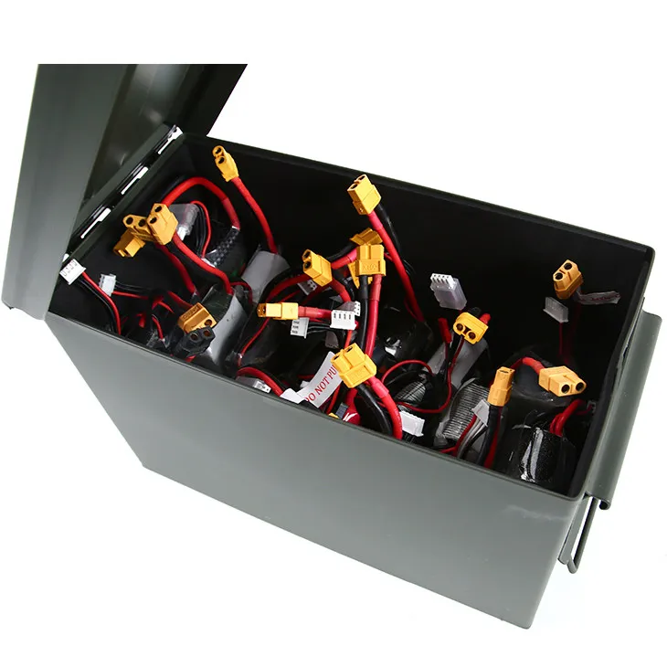 

Explosionproof Waterproof Lipo Battery Storage Iron Box For Rc Model Airplane Sealed Storage Container With Optional Lock Buckle