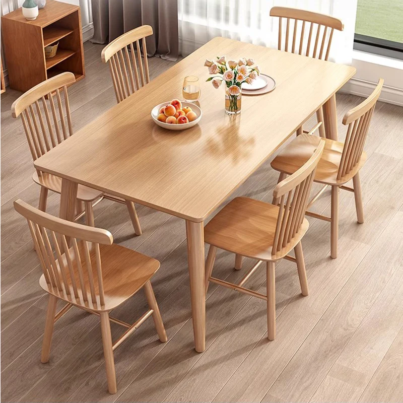 Wood Extending Bistro Conference Designer Writing Office Dining Table Camping Mesas De Jantar Living Room Furniture