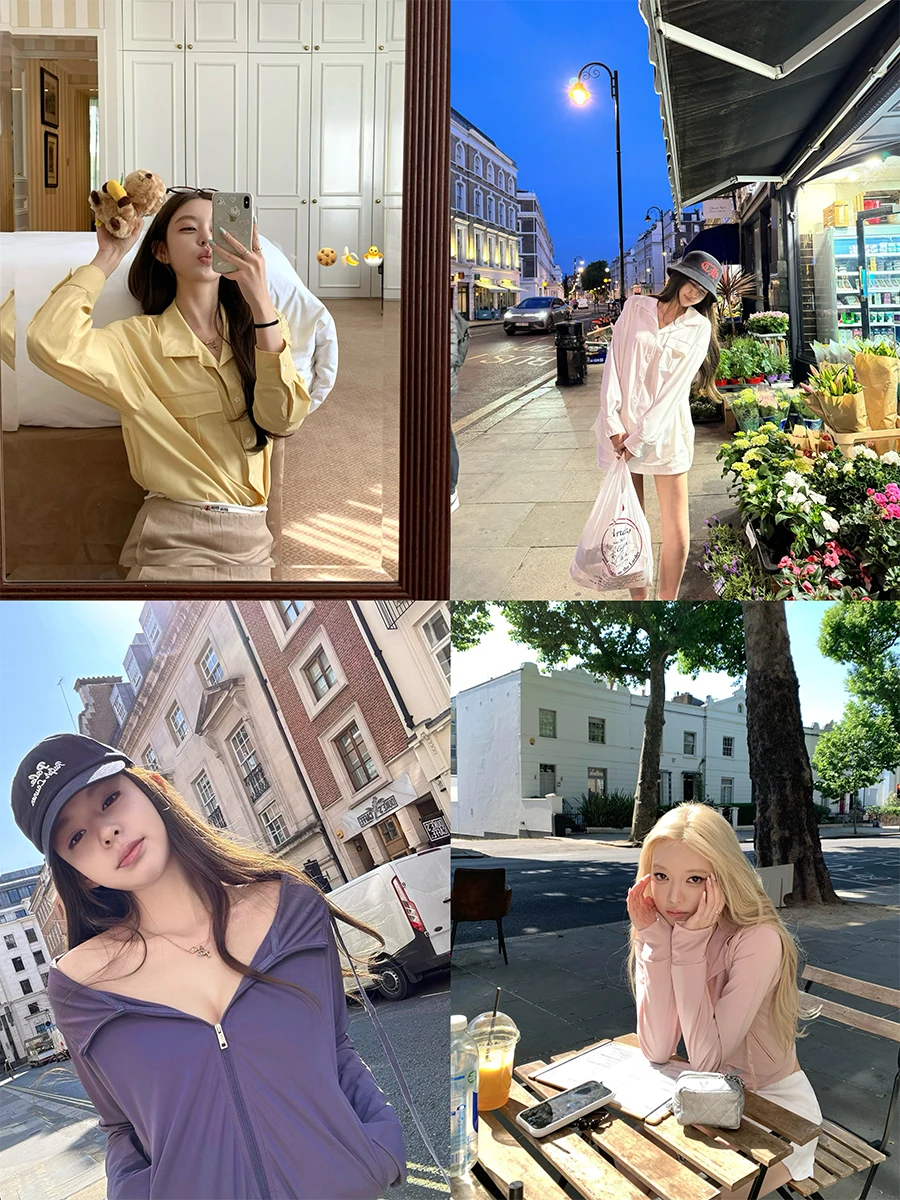 

Good Morning Fan Fan Summer Loose Breathable Sun Protection UPF50 Hat irt Women's Faion Sun Protection Clothing