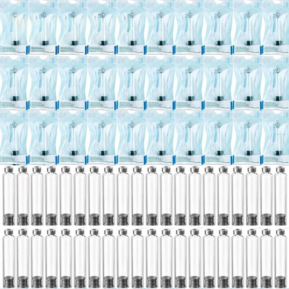 100 Stück 3ml Sterile Einzeln Verpackte Insulin-Kartuschen, Einweg-Insulin-Injektionspen-Hülle