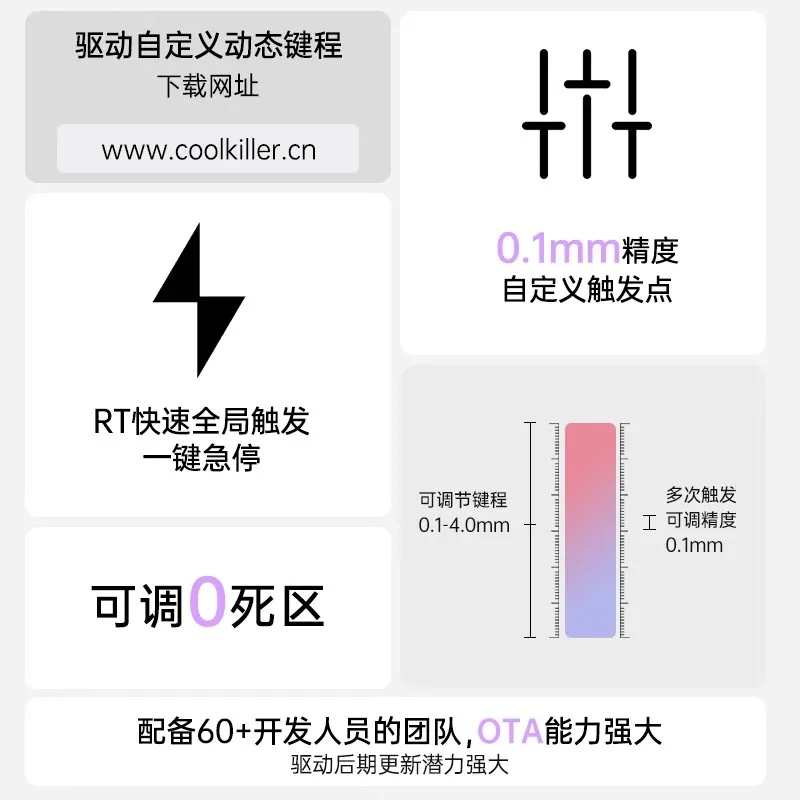 Coolkiller NEXT75 Mechanical Keyboards 3Mode USB/2.4G/Bluetooth Wireless Keyboard RGB Keyboard RT CNC Customize Keyboard Gifts