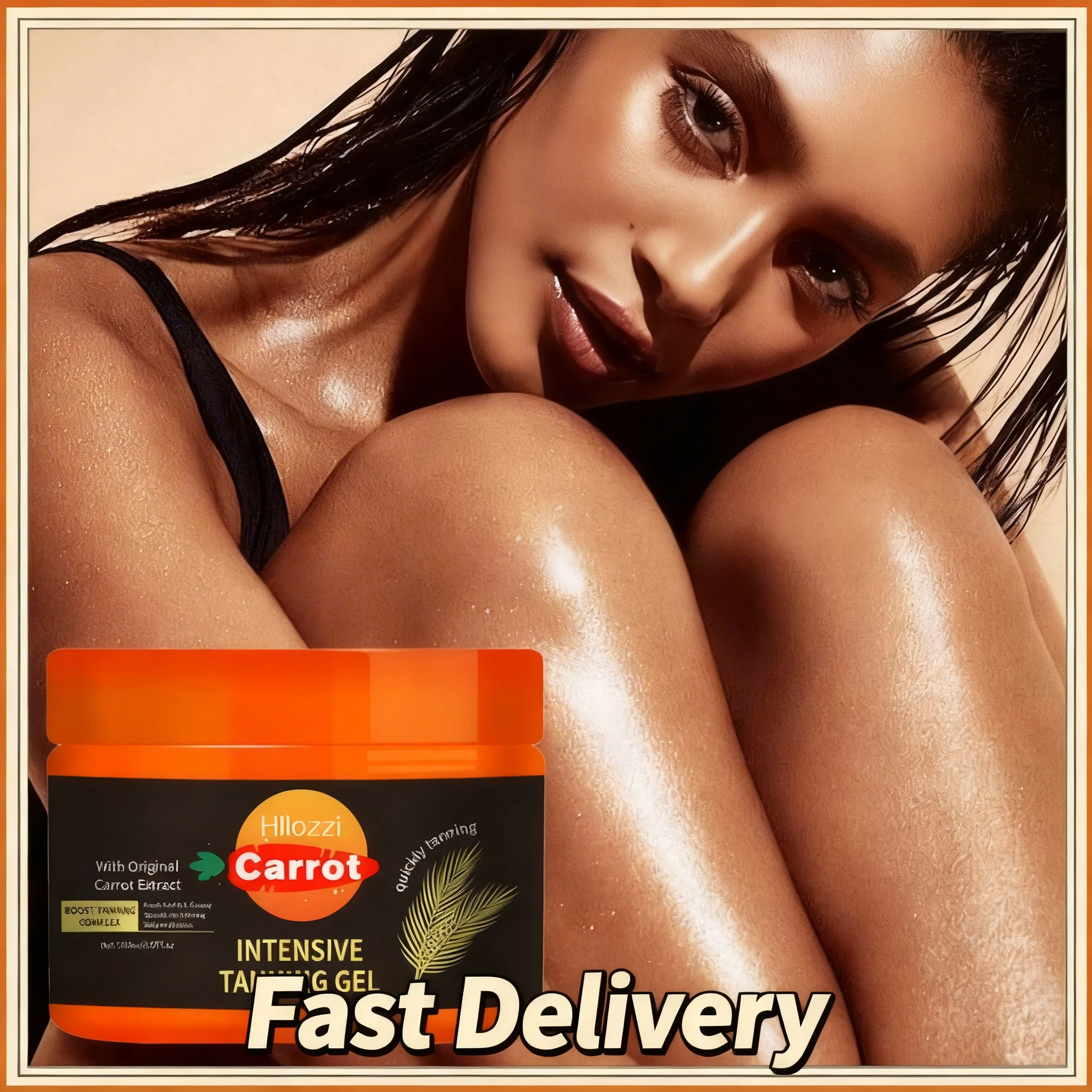 1/2/3pcs 200G Carrot Gel for face and body, moisturizing, quick drying, quick tanning, long-lasting bronze Skin Care