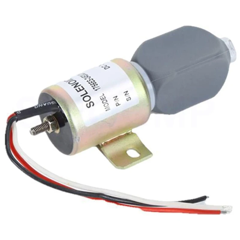 Valves & Parts 24V Fuel Stop Solenoid Valve 1756ES-24E3ULB1S15 SA-4735-24 for Excavator R200-5 R200-5E