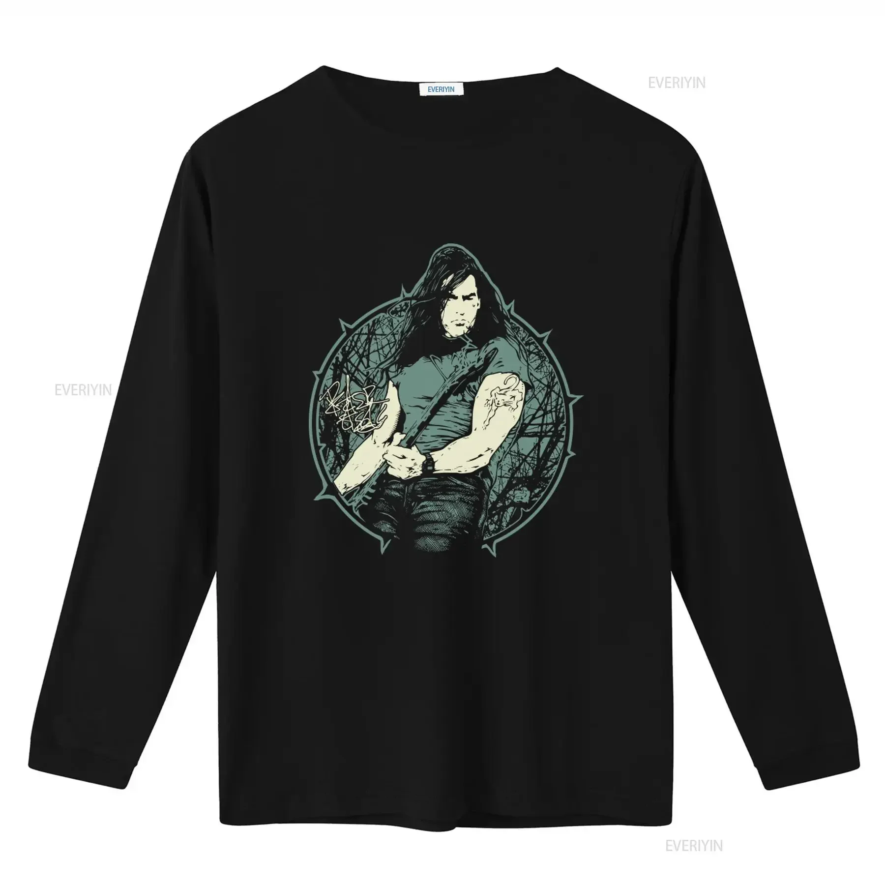 2018 Original Peter Steele Guitarist T Shirt Sz Sm Type O Negative October Rust vintage Washed Soft Casual graphic