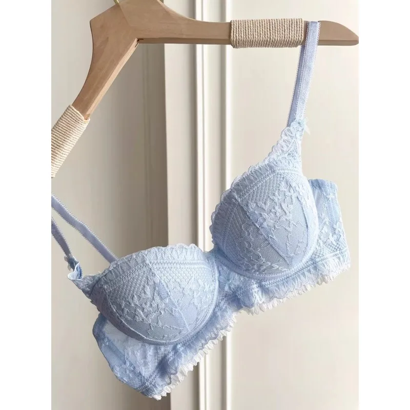 

Горячая новинка: Французский комплект нижнего белья из чистого кружева для женщин – беспроводной бюстгальтер пуш-ап для небольшой груди, с эффектом сбора, большие размеры, комфортная ночная одежда для вечеринок, модный тренд
