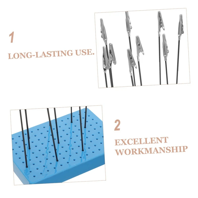 مشابك تمساح ومجموعة قاعدة مشبك للرش ، أداة حامل نموذجية متينة ، تتضمن قاعدة مشابك تلوين موديل واحد ، جودة فائقة