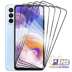 4-1Pcs Tempered Glass For Samsung Galaxy A73 A53 A33 A23 A13 4G 5G Screen Protector on Samsung  A03 CORE S
